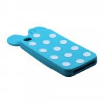 Wholesale iPhone 4S/4 3D Ribbon Bow Case (Light Blue)